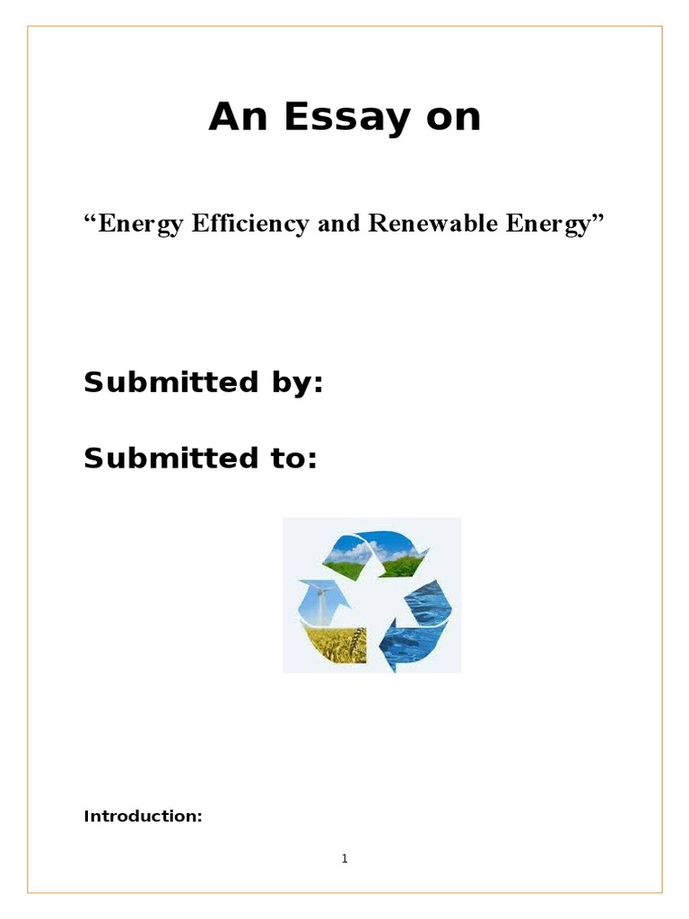 thesis about energy