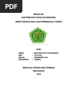 Download makalah bobot Badan dan Luas permukaan Tubuhdocx by Riza Yustinianus SN267191000 doc pdf