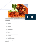 Resep Ayam Goreng Gurih Sambal Tomat