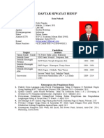 Curriculum Vitae Dedy Pranata