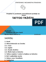 Tattoo Tržište Seminarski