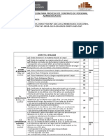 Ficha de Evaluacion para Proceso de Contratados de Auxiliar de Biblioteca