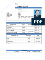 Curriculum Vitae: Personal Information