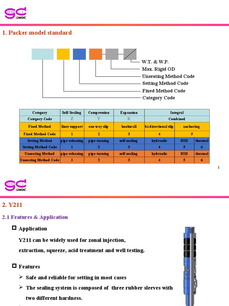 Packer Model Standard PDF Pipe (Fluid Conveyance) Building