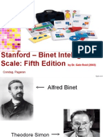 Stanford - Binet Intelligence Scale: Fifth Edition: Condag, Pagaran