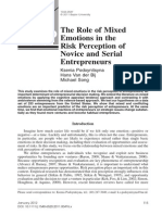 10-Role of Mixed Emotion in Risk Perception