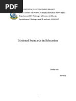 National Standards in Education