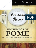 Cristaos Ricos Em Tempos de Fome - Ronald Sider