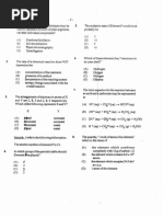 June 2007 Cape Chemistry Unit 1 Paper 1