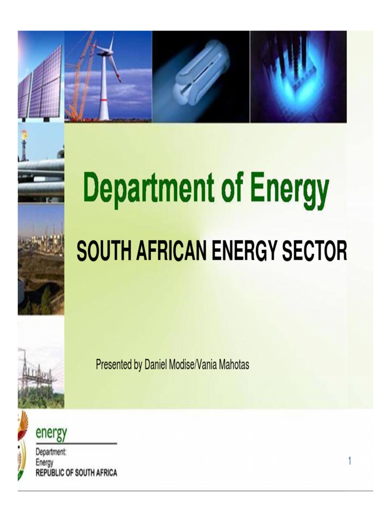 Department of Energy - South African Energy Sector | PDF | Carbon ...