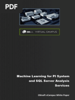 Machine Learning for PI System and SQL Server Analysis Services