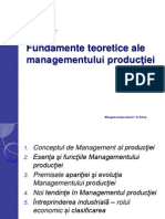 Fundamente Teoretice Ale Managementului ProducţieiAjutor În Privinţa Resursă