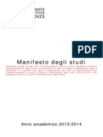 Manifesto Studi 1314