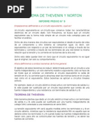 Informe previo # 9 - THEVENIN Y NORTON - Prof. Alva Saldaña