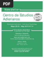 Newsletter Nº 14 Centro de Estudios Adlerianos