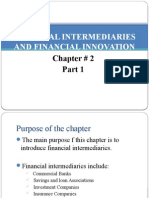 Financial Intermediaries and Financial Innovation: Chapter # 2