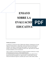 Evaluacion educativa