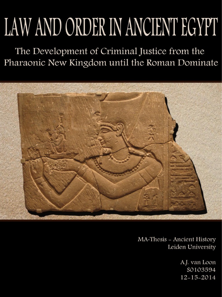 Laws and Justice in Ancient Egypt | PDF | Ancient Egypt | Theft