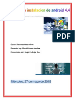 manual de instalacion de  android4.4 para pc