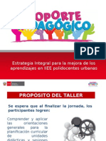 Planificacion de Un Taller