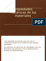 Propiedades Mecánicas de Los Materiales