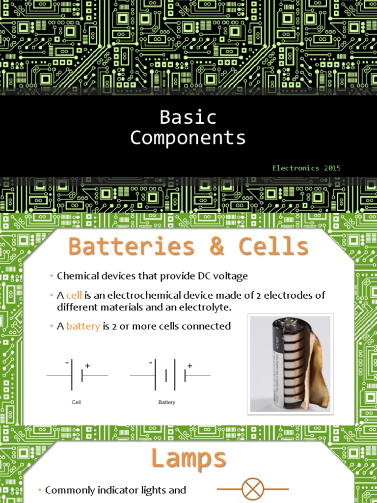 Basic Components1 | PDF | Switch | Resistor