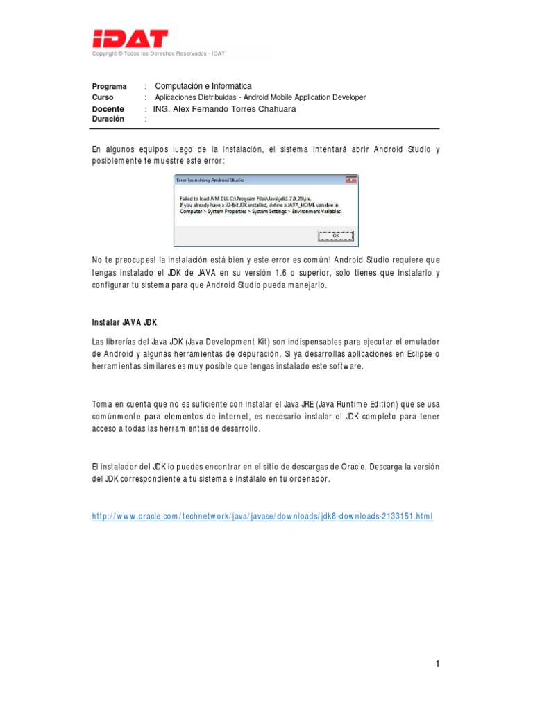 Android-Java Home PDF | PDF | Java (lenguaje de programación) | Android ...