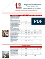 1.-+CALENDARIO+CURSOS++ABIERTOS+PRIMER+SEMESTRE+2015