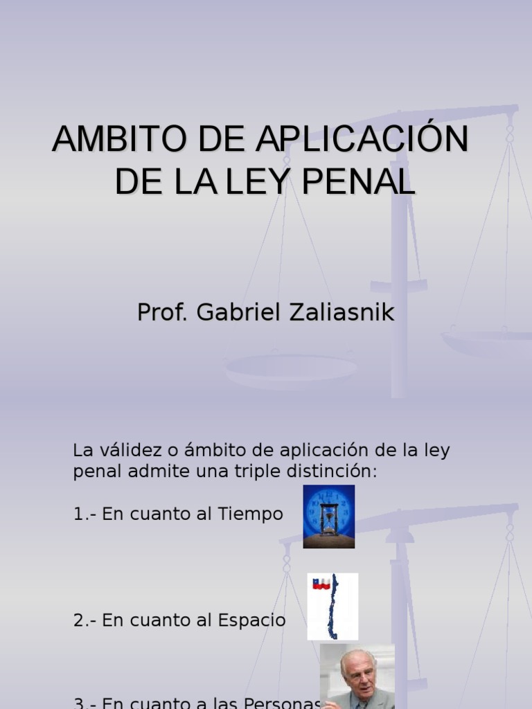 Ambito de Aplicacion de La Ley Penal