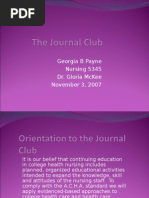 Download Journal Club by muchadoo SN2672482 doc pdf