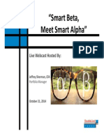 10-21-14 Smart Beta Alpha - CAPE - Webcast Slides (Final)