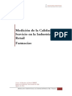 Informe Calidad Servicio Farmacias 2011