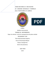 Sintesis Verde de Nanoparticulas de Plata Coloidal