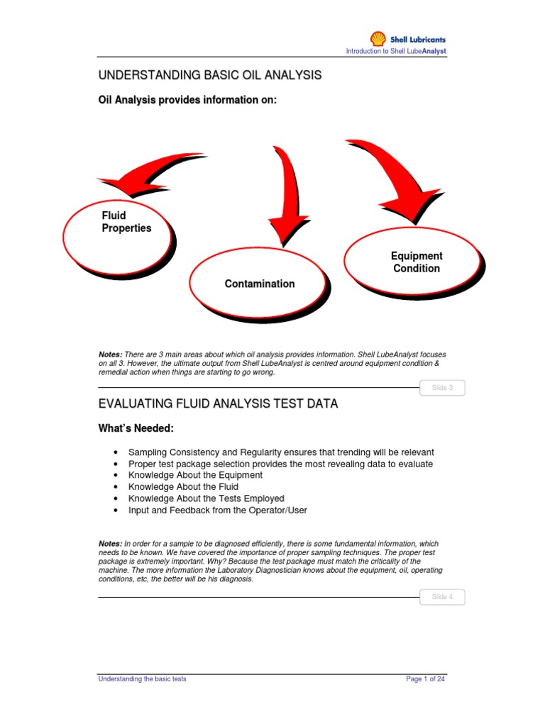 Understanding Basic Oil Analysis PDF Transmission (Mechanics