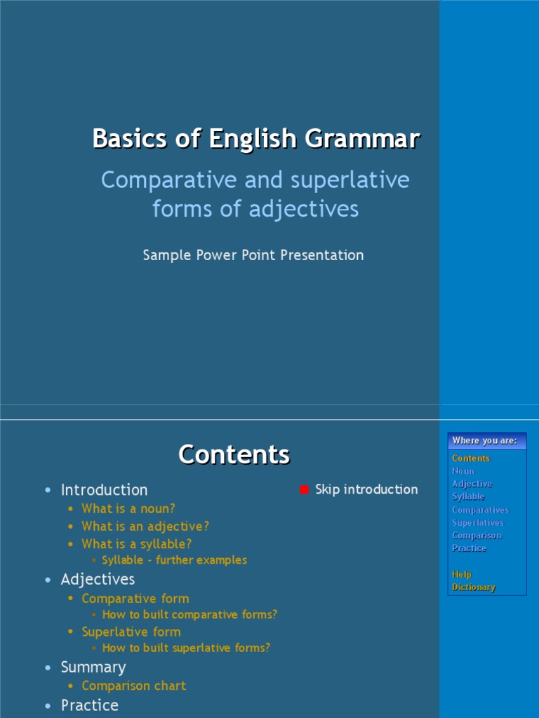 English Grammar: Adjectives Guide | PDF | Adjective | Grammar