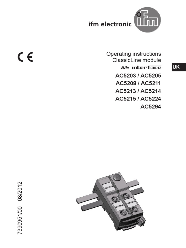 IFM AC5205 Module Operating Instructions | PDF | Ac Power Plugs And ...