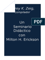 Seminario Didactico Con Milton Erickson