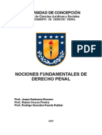 Nociones Fundamentales de Derecho Penal