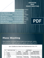 Erosion and Mass Wasting Fix