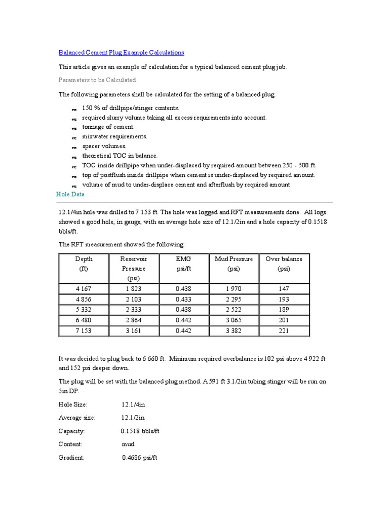 cement plug balanced guide.doc Casing (Borehole) Barrel (Unit)