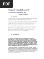 Makalah Vitamin Larut Air