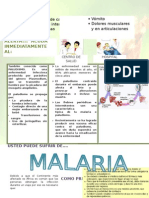 Afiche Malaria