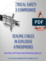 Sealing Cables in Explosive Atmospheres