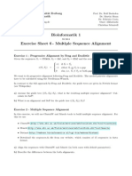 Bioinformatik 1 Exercise Sheet 6 - Multiple Sequence Alignment