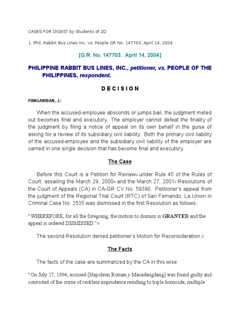 RTC Decision on Employer's Appeal Rights | PDF | Lawsuit | Judgment (Law)