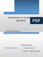 Introducere in Consiliere Genetica PDF