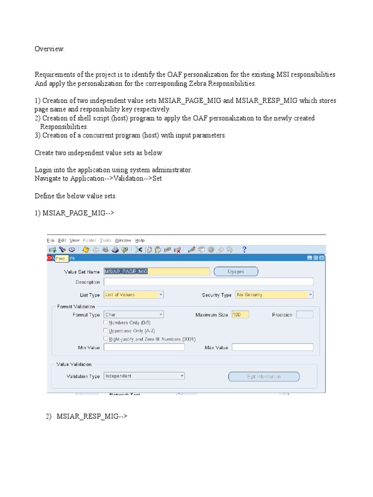 OAF Personalization Migration Guide | PDF | Parameter (Computer ...