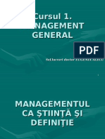 Curs 1- Management General