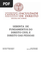Sebenta Direito Civil Carolina Sampaio