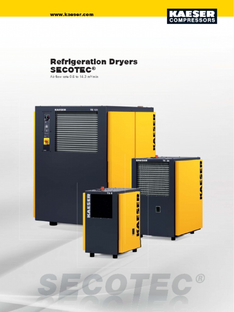 Manual Secador KAESER TE91 PDF Clothes Dryer Refrigeration